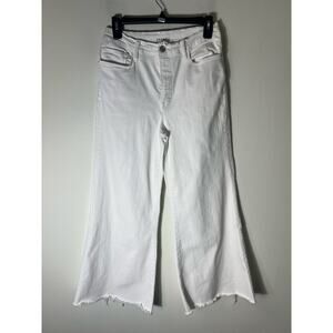 Frame Denim White Flare & Wide Leg Jeans
